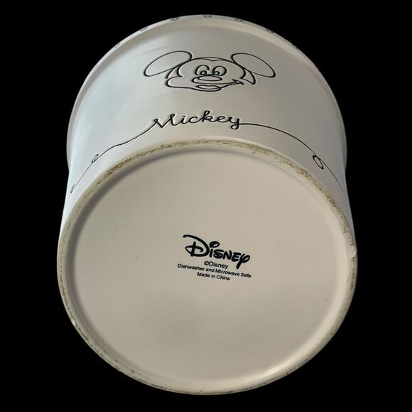 Disney Mickey Minnie Mouse Ceramic Pot Bowl Popcorn Candy Halloween - Picture 3 of 6